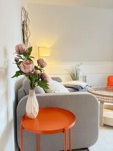 Wohnzimmer Ferienwohnung Insel - Auszeit Pellworm