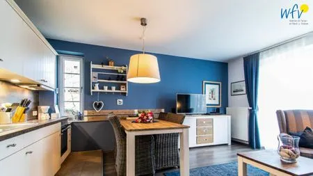 Wohnzimmer Haus Friesengut Ferienwohnung Austernfischer