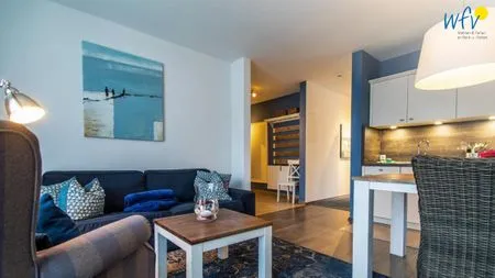 Wohnzimmer Haus Friesengut Ferienwohnung Austernfischer