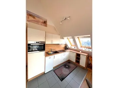 offene Küchenzeile  Ferienwohnung Seepferdchen