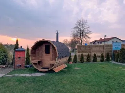 Sauna Ferienhaus Haffliebe mit Sauna und Kamin