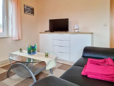 Wohnzimmer Ferienwohnung Johanna - am Wieker Bodden gelegen