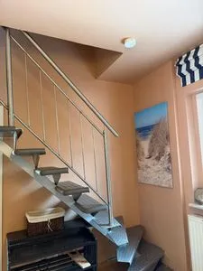 Dekoratives Detail Haus an der See