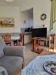 Wohnzimmer Ferienwohnung Strandkoje