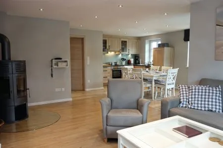 Wohnzimmer Golfoase 2 - Doppelhaushälfte für 6 Personen