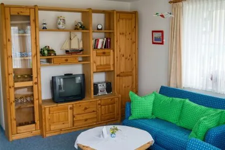 Wohnzimmer Haus Düne 5 Wohnung 1