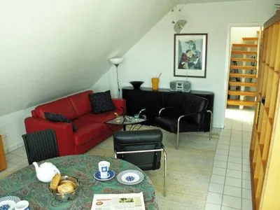 Wohnzimmer Bootsweg 8 Achterdeck Whg. 01
