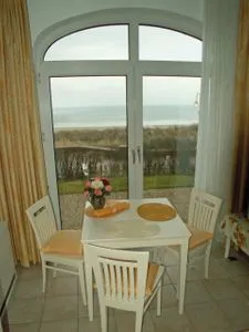 Eßbereich mit Meerblick Villa Alexandra Whg. 10