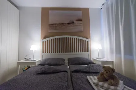 Schlafzimmer Landhaus Heine Auszeit Whg. 02