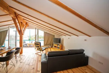 Wohnzimmer Haus Klippersteven Whg. 17 Inselblick