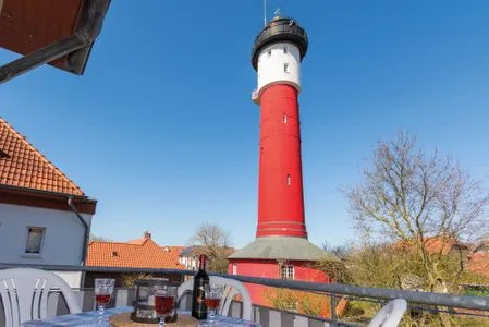 Balkonblick Am alten Leuchtfeuer Whg. 14
