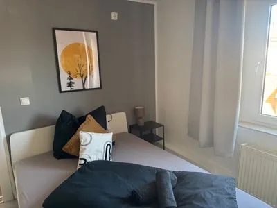 Schlafzimmer Charmantes Appartement "Florian" mit 3 Schlafzimmern in Bernburg