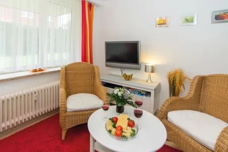 Wohnzimmer Haus Klippersteven Whg. 03 Seestern