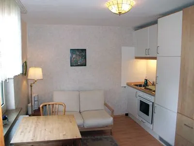offene Küche zum Wohnzimmer Haus Sonnenschein Whg. 06