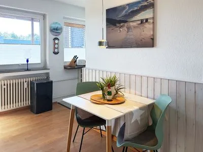 Wohnzimmer Haus Diana Ferienwohnung „Kniepsand"