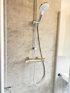 Badezimmer Ferienwohnung Heimat auf Zeit Pellworm