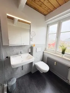 Badezimmer Ferienwohnung Heimat auf Zeit Pellworm