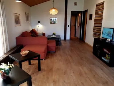 Wohnzimmer Ferienhaus  Urlaubsfreude