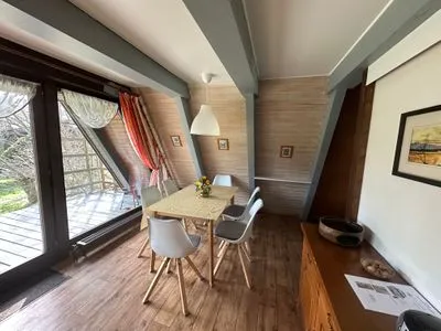 Wohnzimmer Ferienhaus Hasenglück