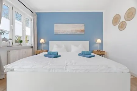 Großes Schlafzimmer mit Doppelbett  Hafenstrasse 34 - Wohnung 5