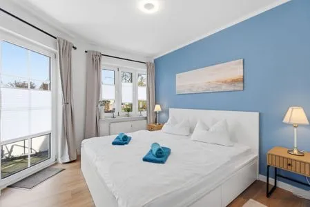 Großes Schlafzimmer mit Doppelbett  Hafenstrasse 34 - Wohnung 5