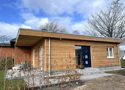 Hauseingang Landliv Stuuv Ferienhaus Landliv Stuuv