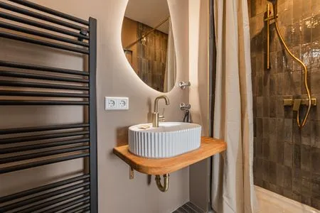 Badezimmer Ferienwohnung Ostseekoje Eckernförde | Deine Auszeit: Strand- & stadtnah