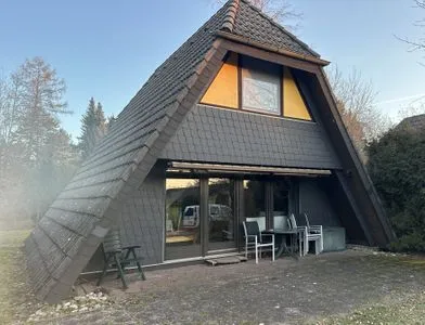 Terrasse Ferienhaus Bergklang