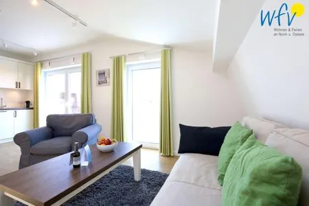 Wohnzimmer Villa Drees Ferienwohnung 12