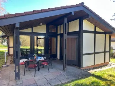 Terrasse Ferienhaus Romantiknest