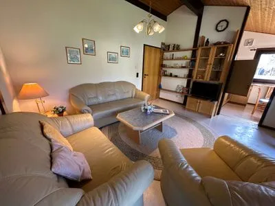 Wohnzimmer Ferienhaus  Vogelnest