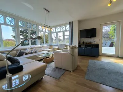 Wohnzimmer Ferienhaus Marintje auf Langeoog
