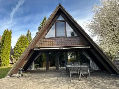 Terrasse Ferienhaus Eichhörnchennest