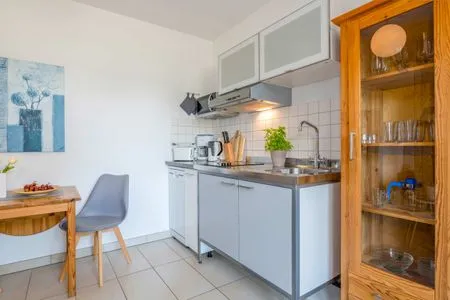 Küche / Küchenzeile Ferienwohnung Krebssee Idyll 1