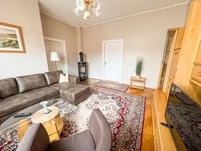 Wohnzimmer Uns Tauhus Ferienwohnung