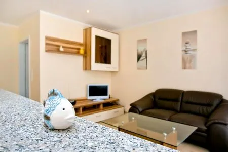 Wohnzimmer Bungalow Rugia Breege - mit Garten, Hunde erlaubt