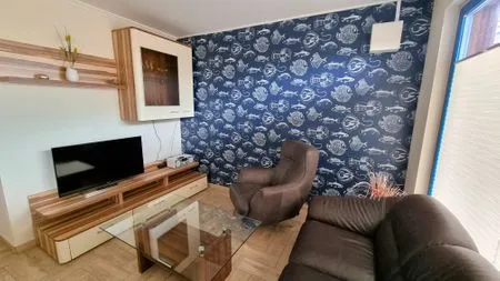 Wohnzimmer Bungalow Rugia Breege - mit Garten, Hunde erlaubt