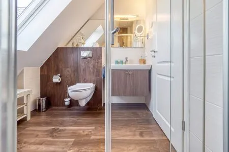Badezimmer mit Dusche Neue Reihe Neue Reihe 28 - Wohnung Vogelnest