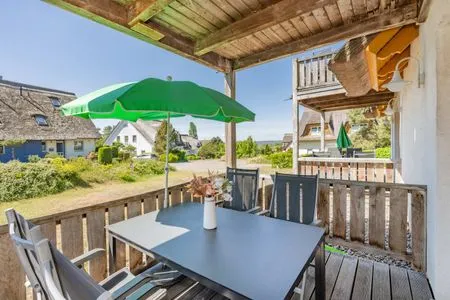 Terrasse Ferienwohnung Wassermann