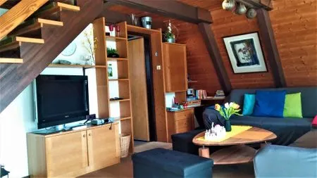 Wohnzimmer Ferienhaus  Im Abendrot