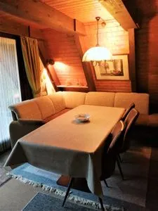Wohnzimmer Ferienhaus  Im Abendrot