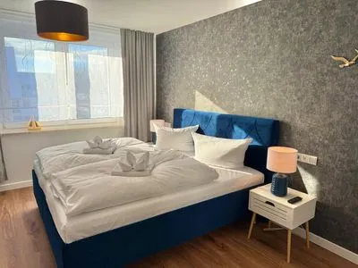Schlafzimmer Ferienwohnung Kleiner Seelöwe