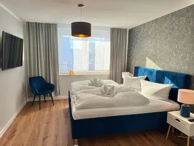 Schlafzimmer Ferienwohnung Kleiner Seelöwe