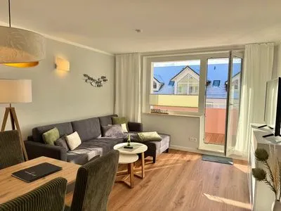 Wohnzimmer Ferienwohnung Kleiner Seelöwe