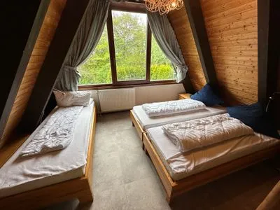Schlafzimmer Ferienhaus Eichhörnchennest