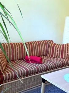 Wohnzimmer Strandvilla Seepferdchen App. 11