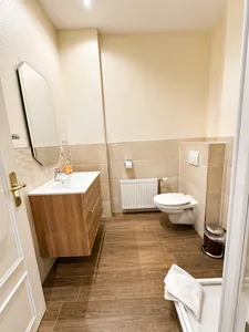 Badezimmer Strandvilla Seepferdchen App. 2