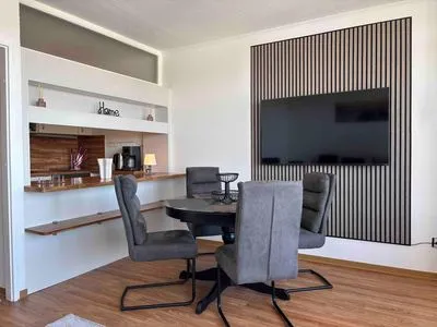 Wohnzimmer Ferienpark Sierksdorf Traumblick