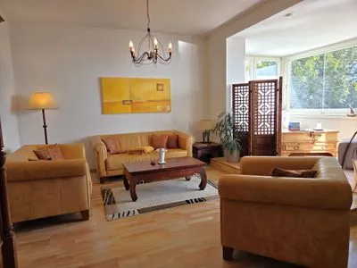 Wohnzimmer Villa Johanna, App.1 - Bädervilla mit herrlichem Meerblick