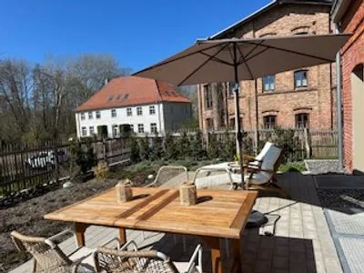 Terrasse Landhaus "Gut Jarnitz"